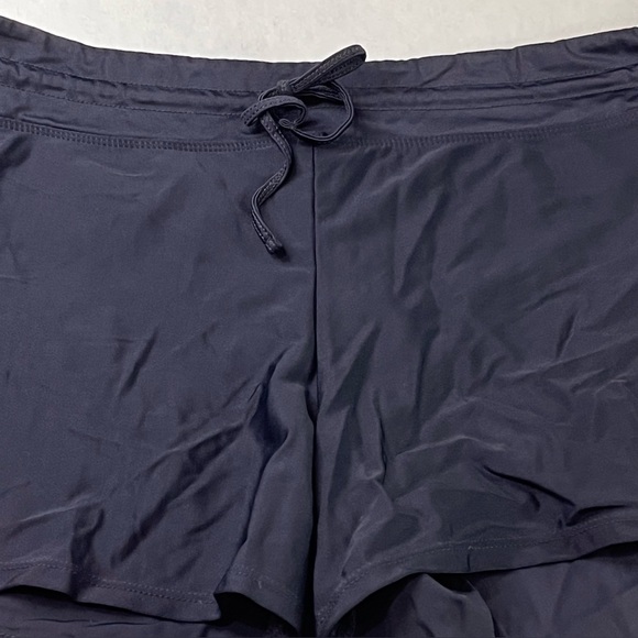 Aleumdr 3" Waistband Swimsuit Bottom Boy Shorts Swim short Black Size XL - Picture 2 of 8